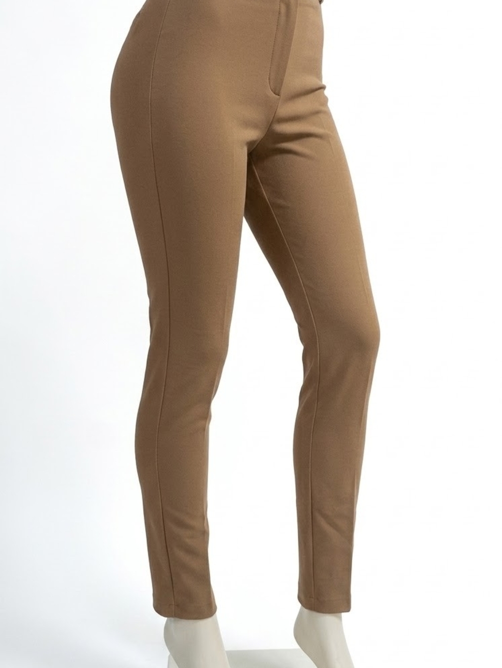 Jones & Co. Jones New York Camel Tan Straight Leg Dress Pants Stretch Size S